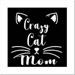 Funny Cat Mom Happy Mother's Day For Pet Cat Lovers Posters and Art